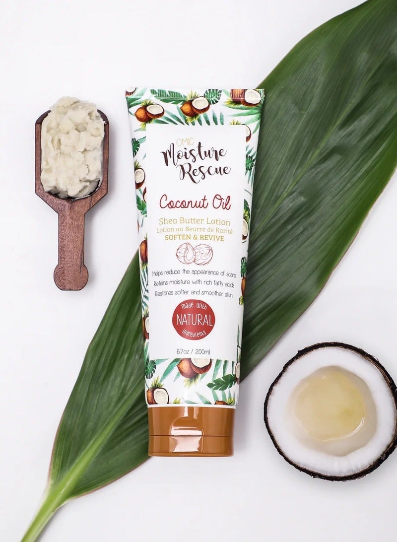 Omic Coconut oil Shea Butter Lotion Soften & Revive 200ML - Image 2